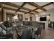 Comfortable lounge area with stylish seating, modern lighting, and decorative accents at 25339 N 19Th Ln, Phoenix, AZ 85085