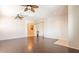 Spacious and bright living room featuring hardwood floors at 27204 N 86Th Dr, Peoria, AZ 85383