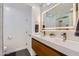Bathroom featuring a double sink vanity and modern finishes at 3002 N 32Nd St # 13, Phoenix, AZ 85018