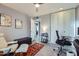Office area with seating, storage, and a view to a hallway at 3002 N 32Nd St # 13, Phoenix, AZ 85018