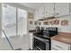 Modest kitchen featuring white cabinets, essential appliances, and decor at 4258 N 68Th Dr, Phoenix, AZ 85033