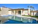 Private pool and spa offers a backyard oasis, with a covered patio for relaxing and entertaining at 4605 E Valley View Dr, Phoenix, AZ 85044