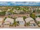 Overhead aerial view displaying a home surrounded by neighborhood and stunning landscape at 5332 W Linda Ln, Chandler, AZ 85226