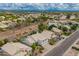Bird's eye view of a neighborhood with neatly landscaped properties, showcasing a desirable community at 5332 W Linda Ln, Chandler, AZ 85226