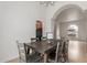 Dining room featuring wood table and seating with natural light at 5332 W Linda Ln, Chandler, AZ 85226