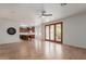 Spacious living area with sliding glass doors that lead to a private pool area at 5332 W Linda Ln, Chandler, AZ 85226