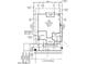 Site plan with dimensions, noting the location of the house and the outdoor living area at 5710 N 84Th Ave, Glendale, AZ 85305