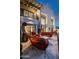 Elegant patio with comfortable seating, ideal for outdoor entertainment and relaxation at 8369 E Del Camino Dr, Scottsdale, AZ 85258