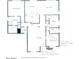 A detailed floor plan illustrating the layout, dimensions, and spatial relationships of the home's interior spaces at 8568 W Purdue Ave, Peoria, AZ 85345