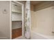 Bathroom with a shower-tub combination and a walk-in closet at 23217 N 22Nd Pl, Phoenix, AZ 85024