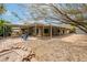 Backyard with an expansive covered patio, perfect for outdoor living and relaxation at 3224 W Ironwood Dr, Phoenix, AZ 85051