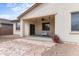 Covered patio with a ceiling fan, tiled floor, and plenty of space for outdoor seating and entertaining at 3253 N 138Th Ave, Avondale, AZ 85392