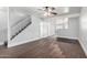 Bright, open-concept living area featuring wood-look floors and plenty of natural light at 5808 E Brown Rd # 42, Mesa, AZ 85205