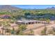 High aerial view of the home and surrounding area at 7261 E Via Dona Rd, Scottsdale, AZ 85266