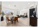 Open concept living room with dining area, perfect for entertaining guests at 7717 E Black Rock Rd, Scottsdale, AZ 85255