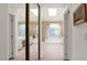 Bright bathroom with a skylight, soaking tub, and block glass windows at 10421 N 100Th St, Scottsdale, AZ 85258