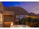 Great exterior view of the house, showing its design and desert setting at 10707 E Cottontail Ln, Scottsdale, AZ 85255