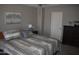 Serene bedroom showcasing a bed with decorative pillows, dresser, and a neutral color palette creating a peaceful retreat at 1353 S Western Skies Dr, Gilbert, AZ 85296