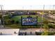 Aerial view of Surprise Stadium, spring training home of the Texas Rangers and Kansas City Royals at 25286 N 156Th Ln, Surprise, AZ 85387