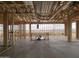 Interior framing nearly completed in a new construction house with utilities installed at 9548 W Parkway Dr, Tolleson, AZ 85353