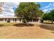 This cozy backyard with orange trees is perfect for outdoor relaxing at 9625 W Oak Ridge Dr, Sun City, AZ 85351