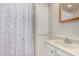 Bathroom featuring a shower and modern sink at 17200 W Bell Rd # 77, Surprise, AZ 85374