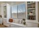 Charming breakfast nook with window seating, custom cabinetry, and natural light at 22744 E Stonecrest Dr, Queen Creek, AZ 85142