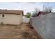 Backyard featuring dirt and block wall at 3822 N 48Th Dr, Phoenix, AZ 85031