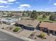 Aerial view of home featuring a manicured lawn at 4055 E Catalina Cir, Mesa, AZ 85206