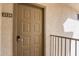 Condo unit door featuring a digital lock and the number 2124 displayed outside the unit at 6900 E Princess Dr # 2124, Phoenix, AZ 85054