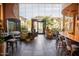 Lobby featuring stylish seating, full bar, fireplace, and floor-to-ceiling windows at 6900 E Princess Dr # 2124, Phoenix, AZ 85054