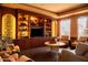 Resident lounge featuring a built-in media center at 6900 E Princess Dr # 2124, Phoenix, AZ 85054