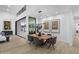 Contemporary dining room with stylish furnishings, modern lighting, and an open layout at 7009 E Pasadena Ave, Paradise Valley, AZ 85253