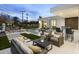 Comfortable outdoor patio with a sparkling pool, perfect for entertaining at 7009 E Pasadena Ave, Paradise Valley, AZ 85253