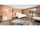 Bedroom with views, queen and bunk beds, and neutral color palette at 706 N Signal Butte Rd, Mesa, AZ 85207