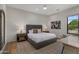 Cozy bedroom featuring neutral color palette, modern decor, and ample natural light at 8307 E Gary Rd, Scottsdale, AZ 85260