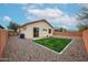 Wide shot of the backyard featuring gravel landscaping and desert-friendly design at 859 S Bristol --, Mesa, AZ 85208