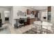 Multi-purpose suite featuring a work area, seating, kitchenette, and a contemporary decor at 923 E Aire Libre Ave, Phoenix, AZ 85022