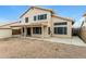 Backyard patio and xeriscaped yard with low maintenance landscaping at 1406 W Charleston Ave, Phoenix, AZ 85023