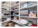 Pantry shelving offers organized storage space for household supplies and groceries at 3209 W Spur Dr, Phoenix, AZ 85083