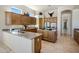 Spacious kitchen with granite countertops, wood cabinets, and stainless steel appliances at 34463 N 99Th Way, Scottsdale, AZ 85262