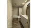 Bright bathroom featuring a vanity, toilet and shower/tub combo at 4200 N Miller Rd # 321, Scottsdale, AZ 85251