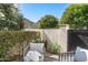 Outdoor patio with mountain views surrounded by manicured greenery and gravel landscaping at 5858 E Caballo Dr, Paradise Valley, AZ 85253