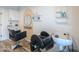 Styling room with modern chairs, cabinetry, shelving and a large salon washing sink at 6645 N Paint Ln, Casa Grande, AZ 85194