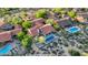 Lush desert estate featuring a pool and mountain views at 10561 E Addy Way, Scottsdale, AZ 85262