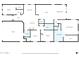 Detailed floor plan showcasing the layout of the home, including bedrooms and living spaces at 10780 W Woodland Ave, Avondale, AZ 85323