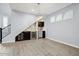 Stylish bar area featuring custom wine storage, cabinets and decorative backsplash near the stairs at 1372 N Zane Dr, Chandler, AZ 85226
