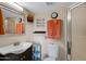 Cozy bathroom featuring modern fixtures, vanity with sink, and stand-up shower at 16624 E Palisades Blvd # 101, Fountain Hills, AZ 85268