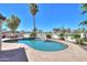 Beautiful backyard pool area perfect for relaxation and entertaining at 2077 N Lake Shore Dr, Casa Grande, AZ 85122