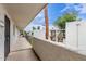 Exterior balcony features a wrought iron railing with walkway at 3314 N 68Th St # 247, Scottsdale, AZ 85251